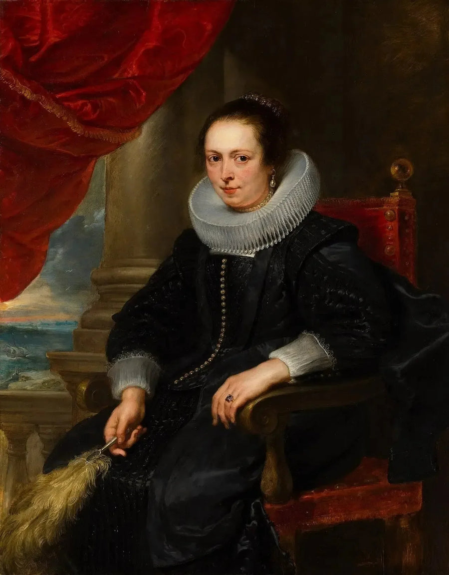 Portræt af kvinde, måske Clara Fourment - Peter Paul Rubens