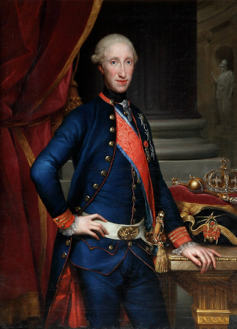 Portræt af Ferdinand I af De to Sicilier (1751-1825) - Anton Raphael Mengs