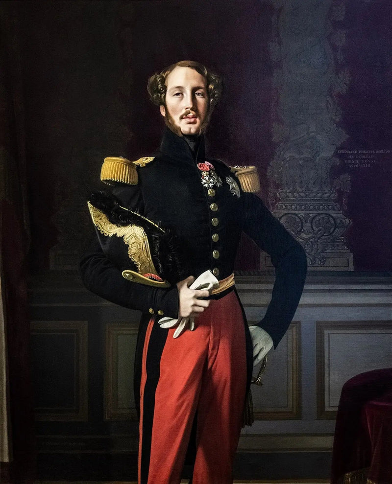 portræt af Ferdinand-Philippe, hertug af Orléans - Jean-Auguste-Dominique Ingres