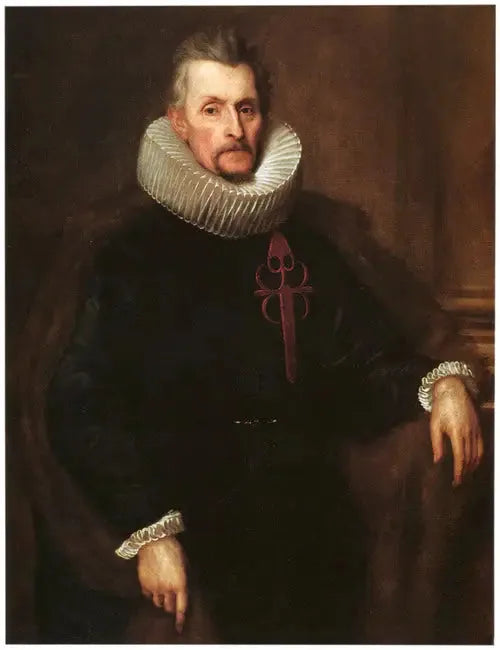 Portræt af Ferdinand van Boisschot, herre af Saventhem (1560-1649), ridder af Santiago-ordenen - Antoine van Dyck