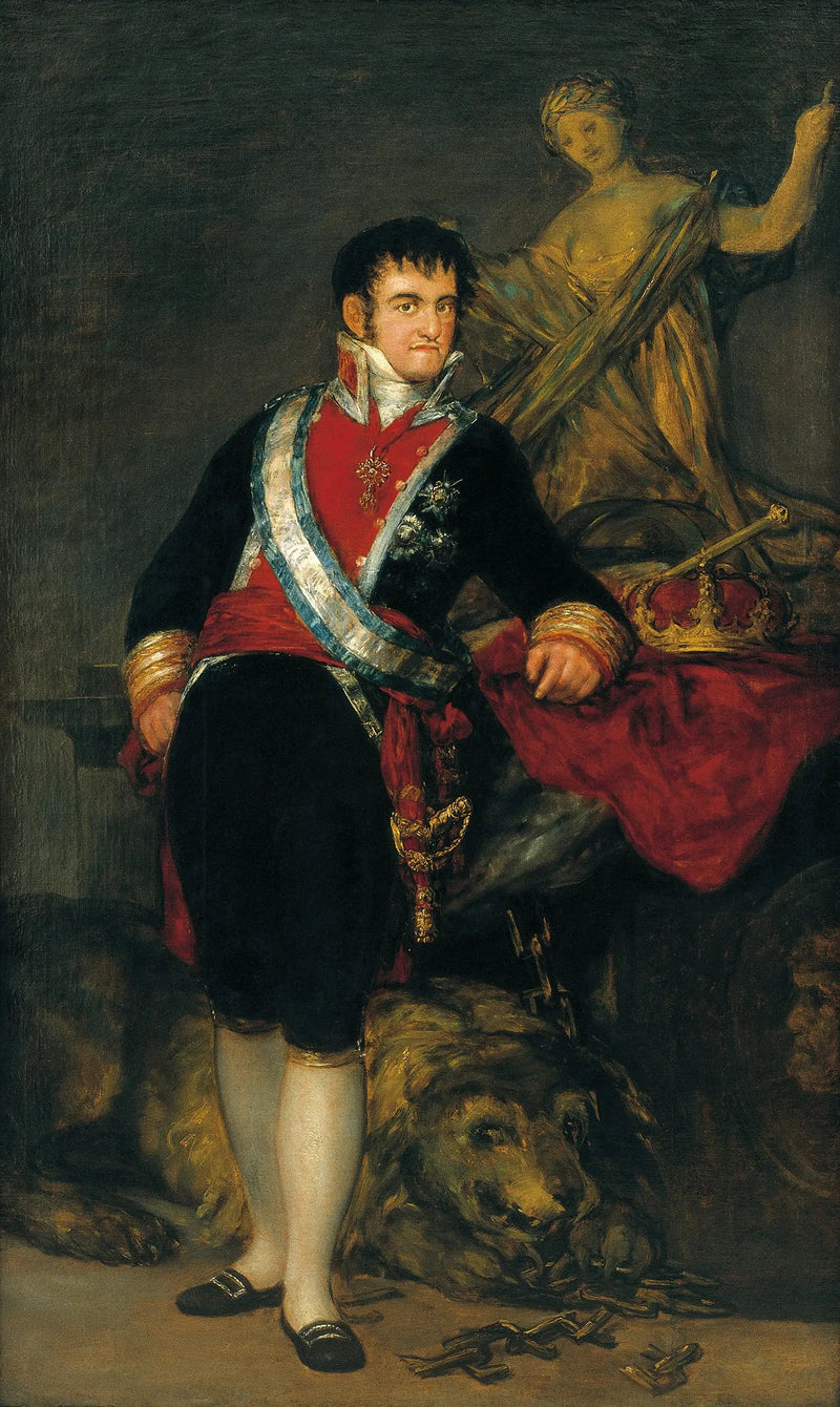 Portræt af Ferdinand VII af Spanien - Francisco de Goya
