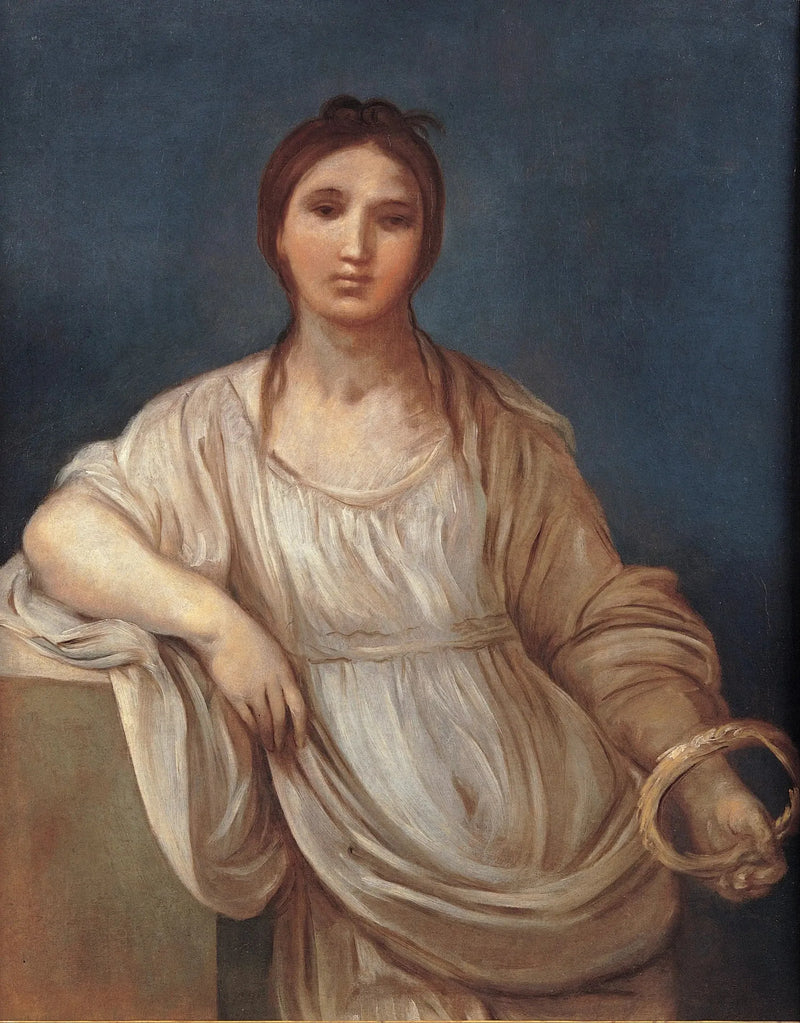 Portræt af pige med en krone - Guido Reni