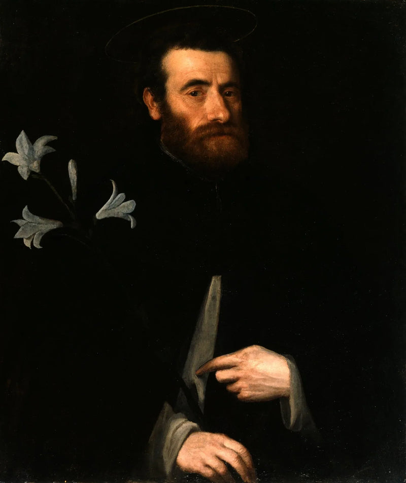 Portræt af Fra Lorenzo da Bergamo - Lorenzo Lotto