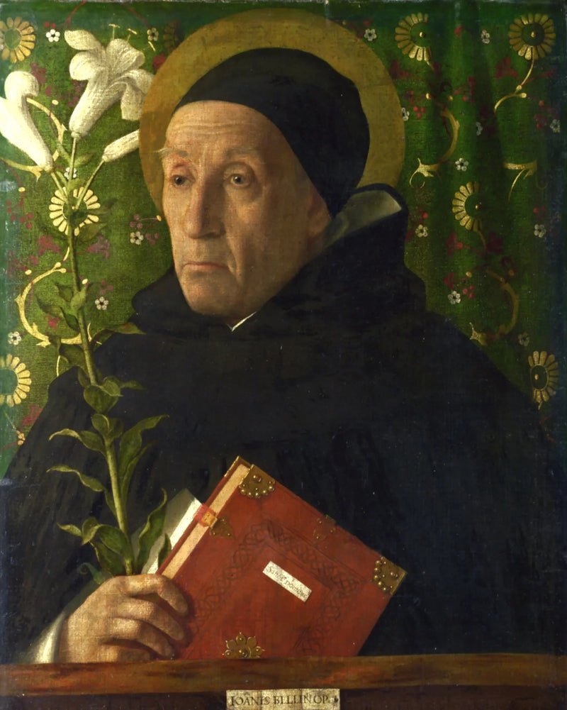 Portræt af Fra Teodoro d'Urbino som Sankt Dominikus - Giovanni Bellini