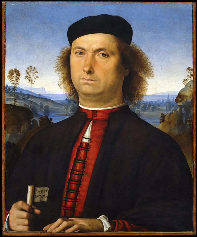 Portræt af Francesco delle Operare - Pietro Perugino
