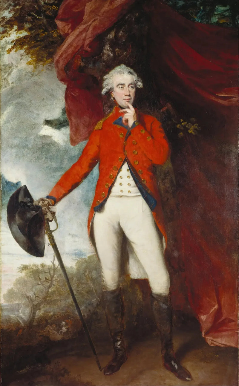Portræt af Francis Rawdon-Hastings Lord Moira - Joshua Reynolds