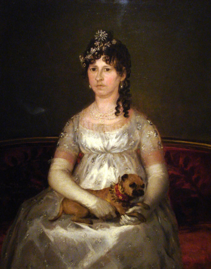 Portræt af Francisca Vicenta Chollet et Caballero - Francisco de Goya