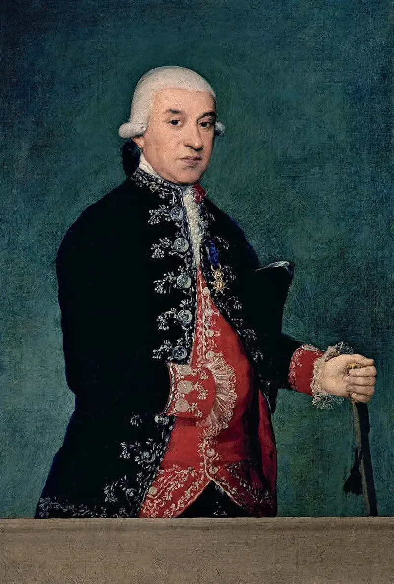 Portræt af Francisco Javier de Larrumbe - Francisco de Goya