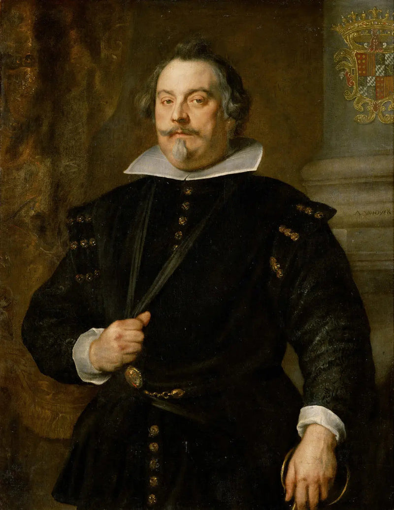Portræt af Francisco de Moncada, markise af Aytona - Antoine van Dyck