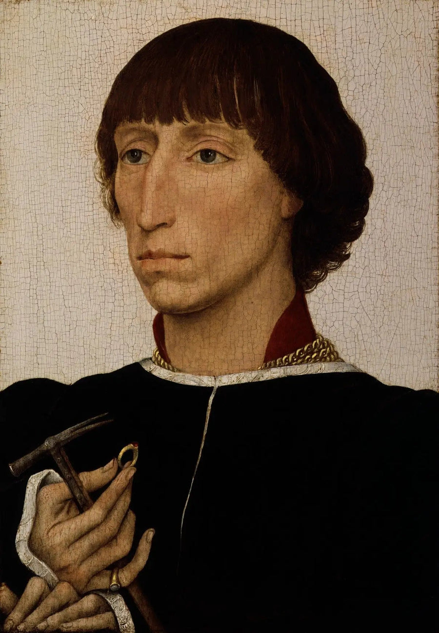 Portræt af François d'Este - Rogier van der Weyden