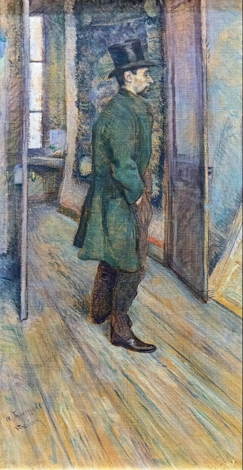 Portræt af François Gauzi - Henri de Toulouse-Lautrec
