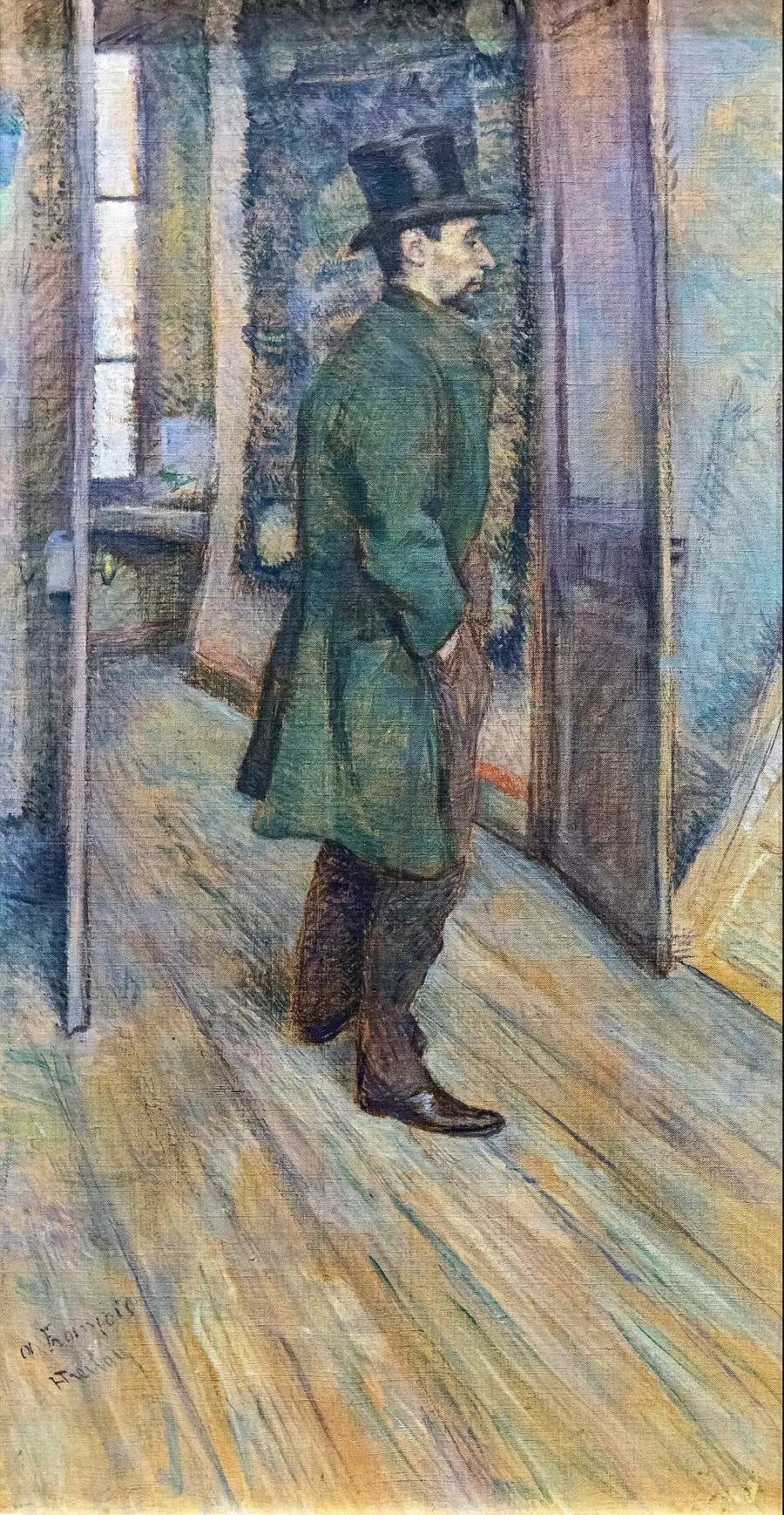 Portræt af François Gauzi - Henri de Toulouse-Lautrec