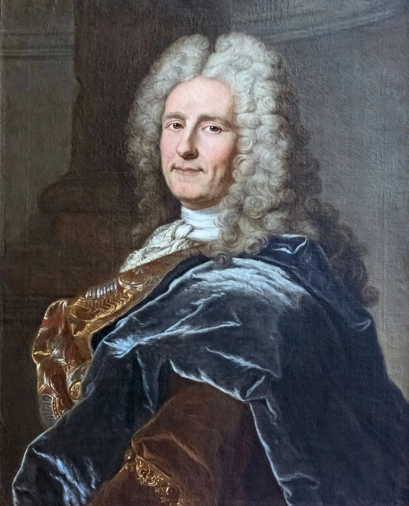 Portræt af François Ier Castanier (1676-1759) - Hyacinthe Rigaud