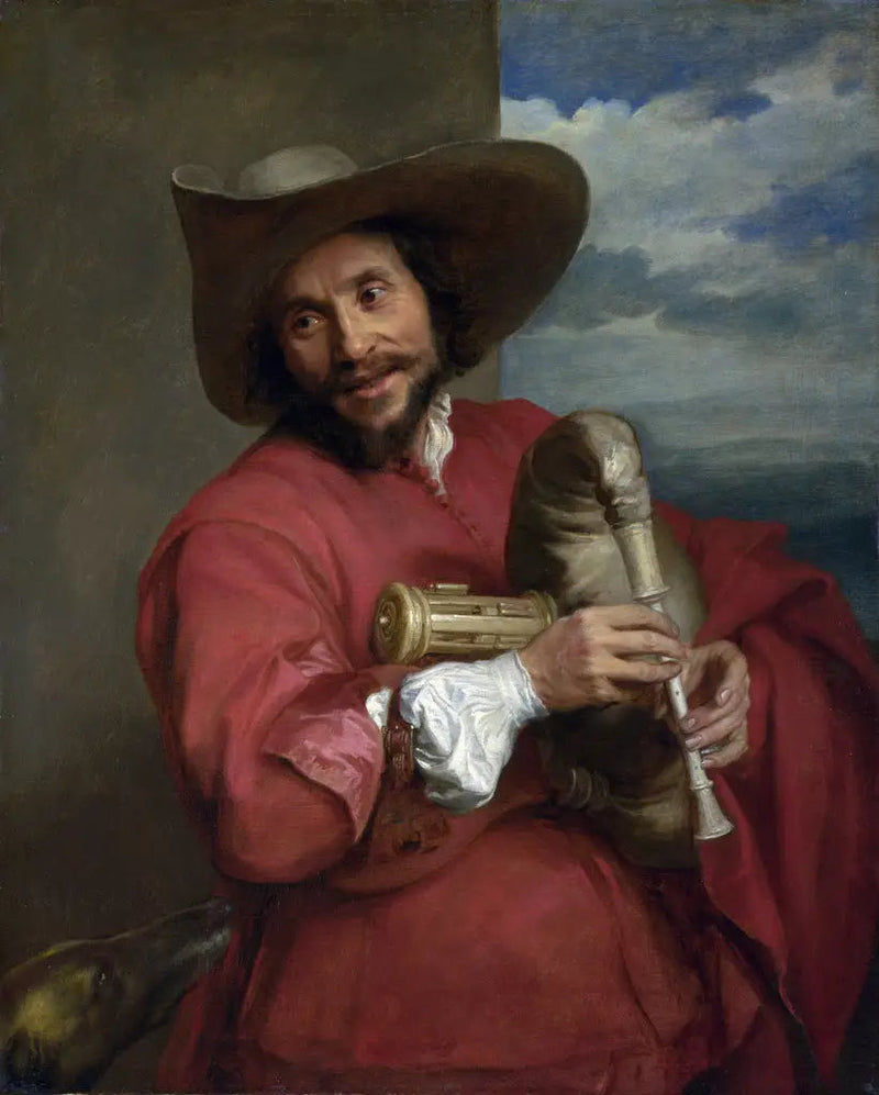 Portrait de François Langlois dit Chartres eller Ciartres - Antoine van Dyck