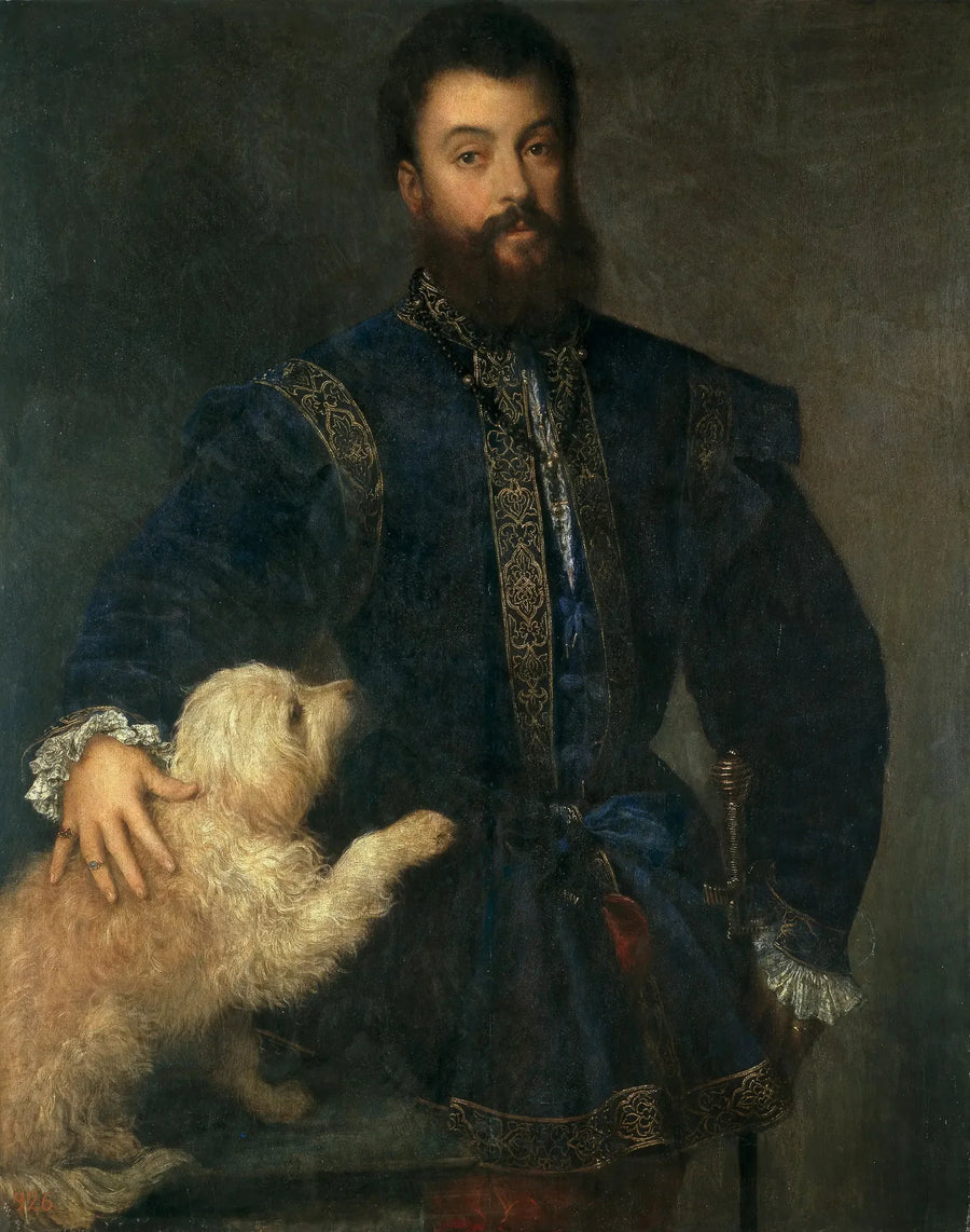 Portræt af Frédéric II Gonzague - Titian