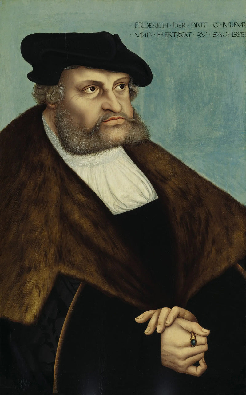 Portræt af Frederik III af Sachsen - Lucas Cranach den Ældre