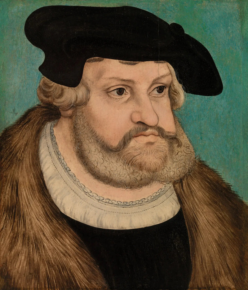 Portræt af Frédéric den Vise, hertug af Sachsen - Lucas Cranach den Ældre