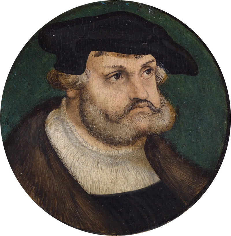 Portræt af Frédéric den Vise, kurfyrst af Sachsen - Lucas Cranach den Ældre