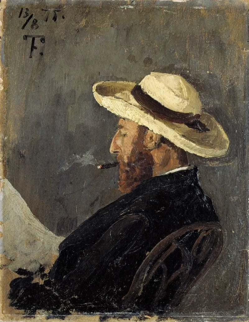 Portræt af Fredrik Collett - Frits Thaulow