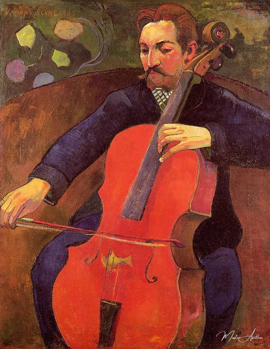 Portrait de Fritz Scheklud - Paul Gauguin - Reproductions de tableaux et peintures haut de gamme