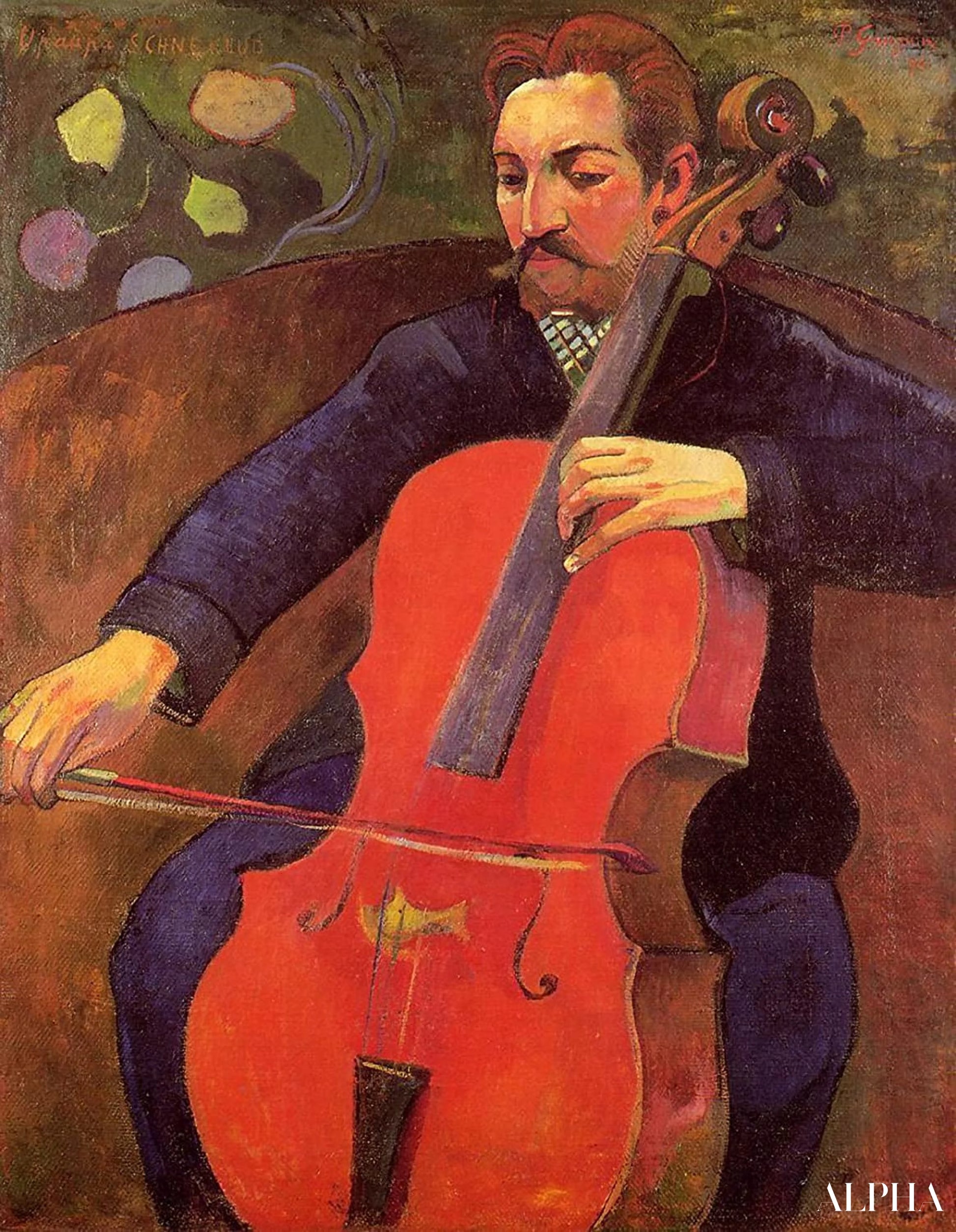 Portrait de Fritz Scheklud - Paul Gauguin - Reproductions de tableaux et peintures haut de gamme