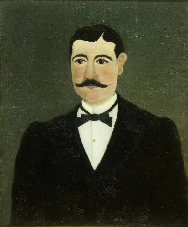 Portræt af Frumence Biche i civiltøj - Henri Rousseau