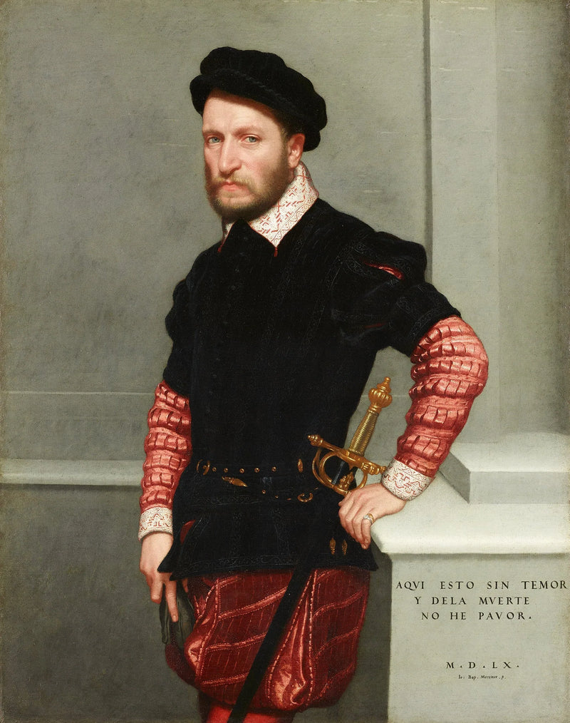 Portræt af Gabriel III de la Cueva et Girón - Giovanni Battista Moroni