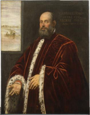 Portræt af Gabriele di Pietro Emo, anklager ved Saint-Marc - Jacopo Tintoretto