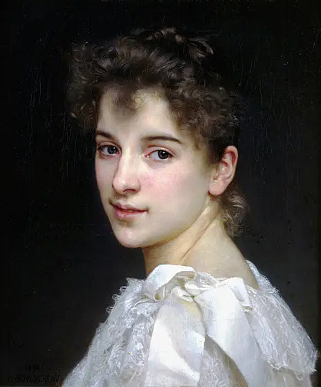Portræt af Gabrielle Cot - Bouguereau