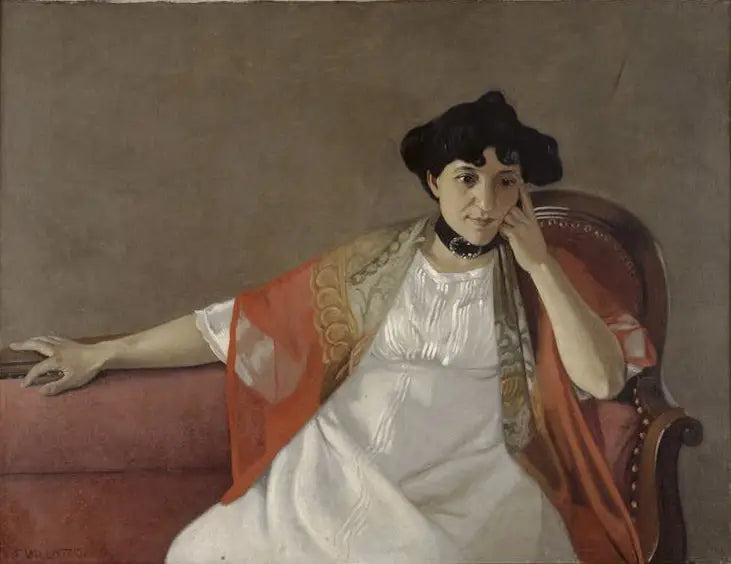 Gabrielle Vallotton-portræt - Félix Vallotton