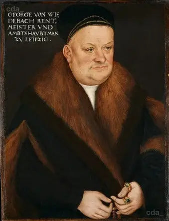 Portræt af Georg von Wiedebach - Lucas Cranach den Ældre