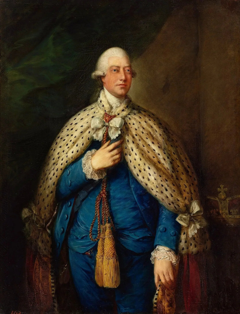 Portræt af George III fra Storbritannien i parlamentariske klæder - Thomas Gainsborough