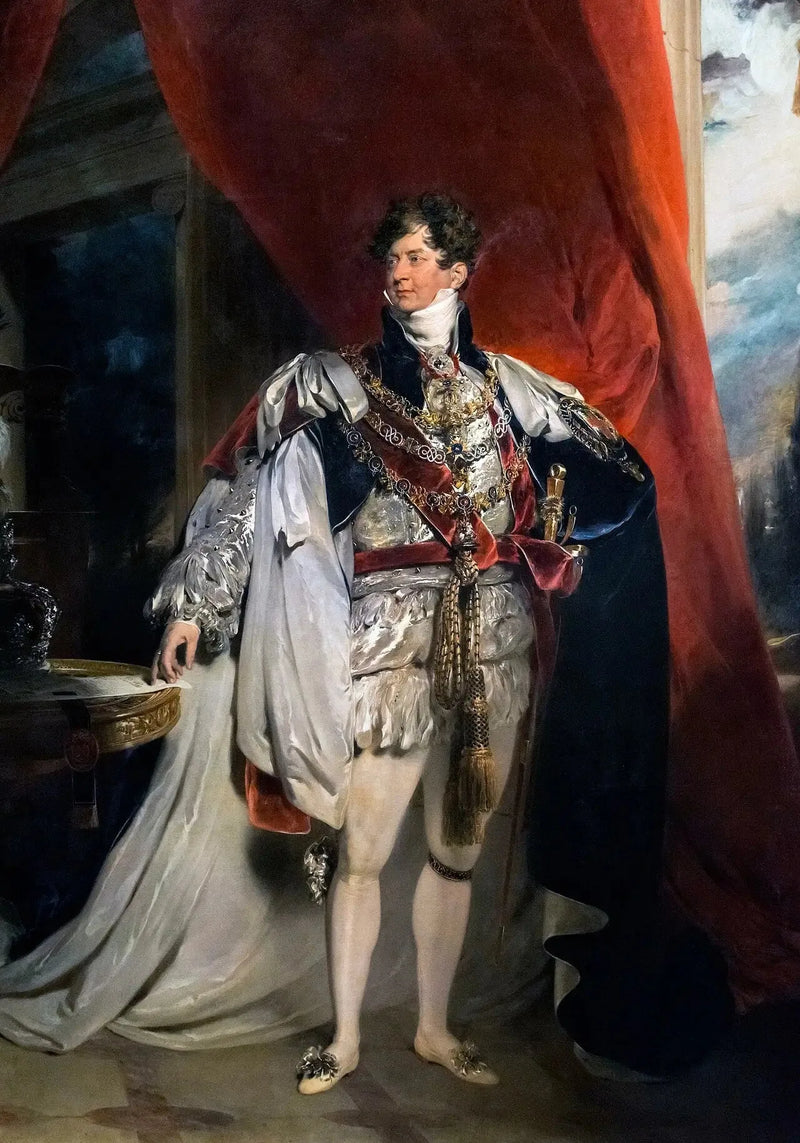 Portræt af George IV fra England - Thomas Lawrence