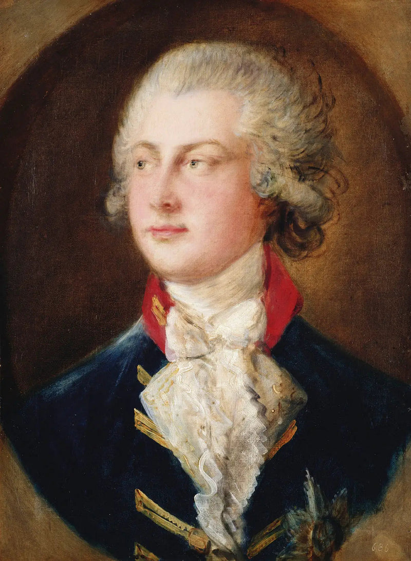 Portræt af George IV, da han stadig var prins af Wales (1782) - Thomas Gainsborough