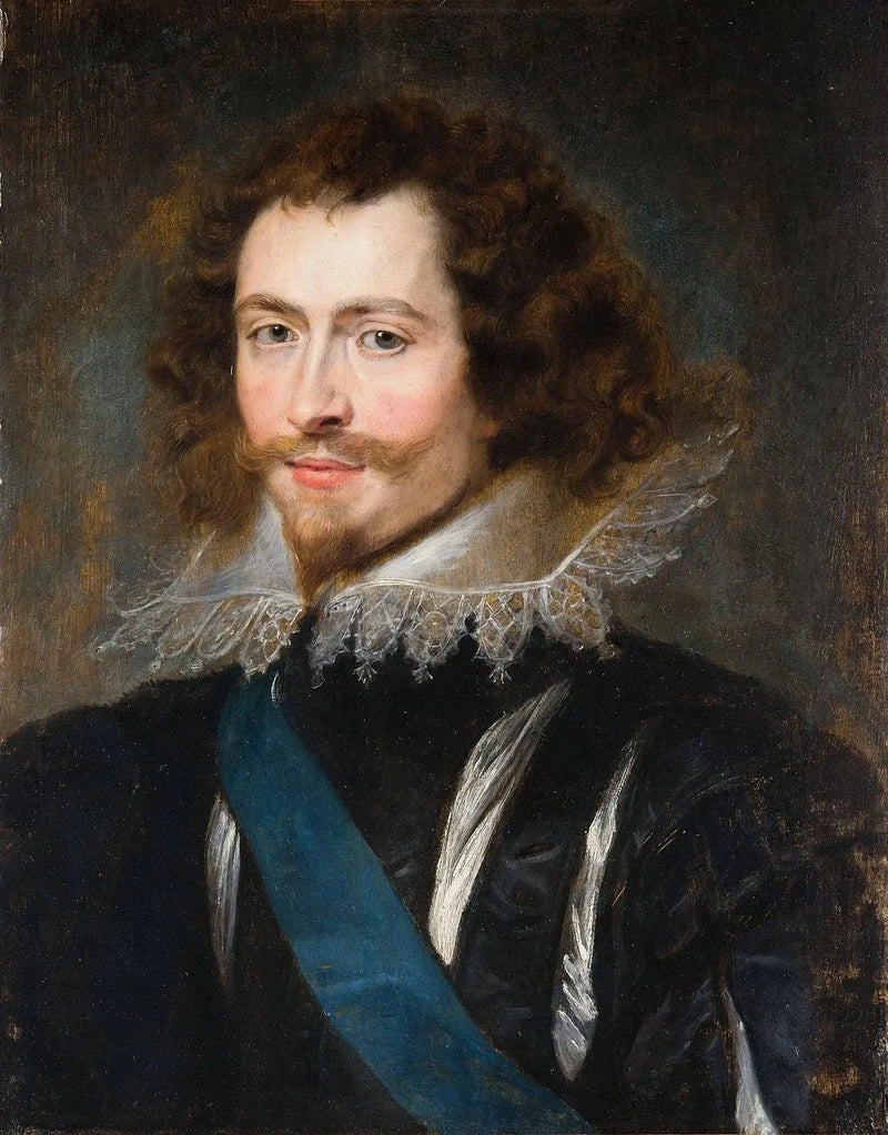 Portrait af George Villiers, 1. hertug af Buckingham - Peter Paul Rubens