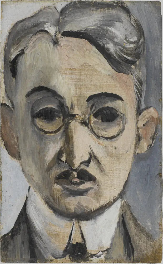 Portræt af Georges Besson med briller - Henri Matisse