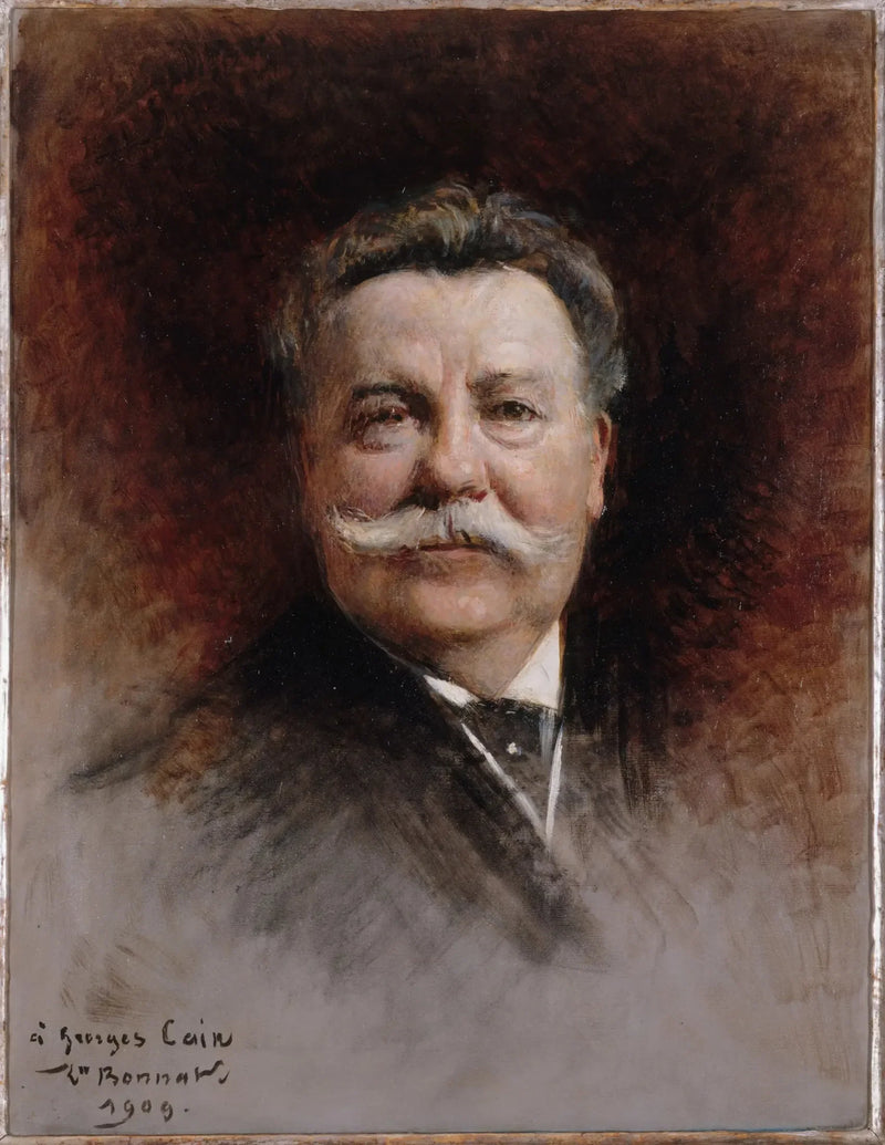 Portrait de Georges Cain (1853-1919), maler og litterat - Léon Bonnat