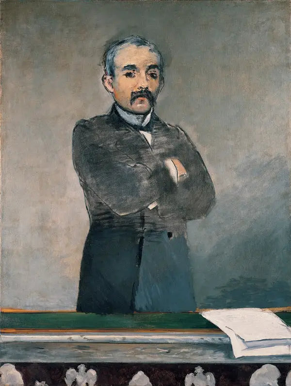 Portræt af Georges Clémenceau - Édouard Manet