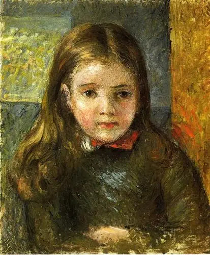 Portræt af Georges Pissarro - Camille Pissarro