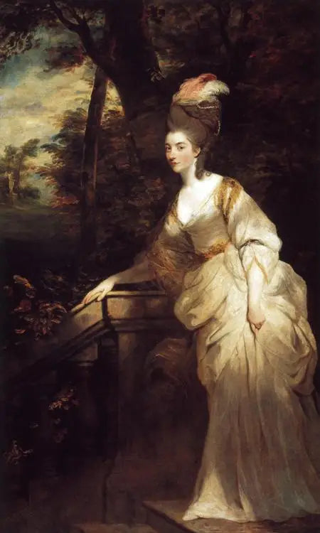 Portræt af Georgiana, hertuginde af Devonshire - Joshua Reynolds