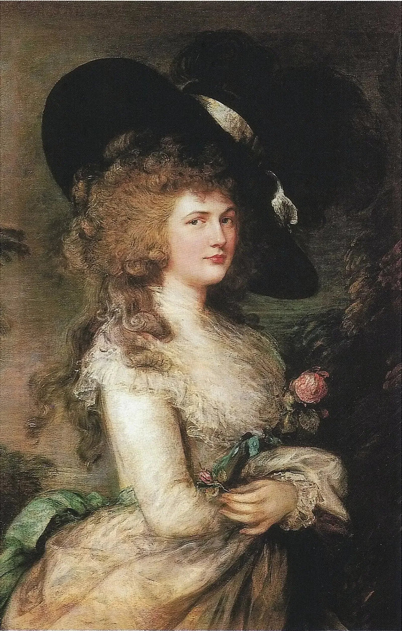 Portræt af Georgiana, hertuginde af Devonshire - Thomas Gainsborough