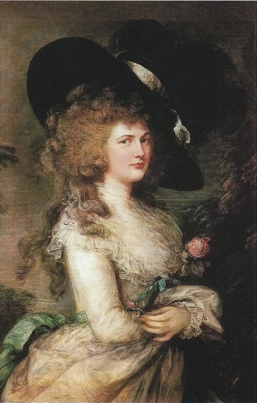 Portræt af Georgiana, hertuginde af Devonshire - Thomas Gainsborough