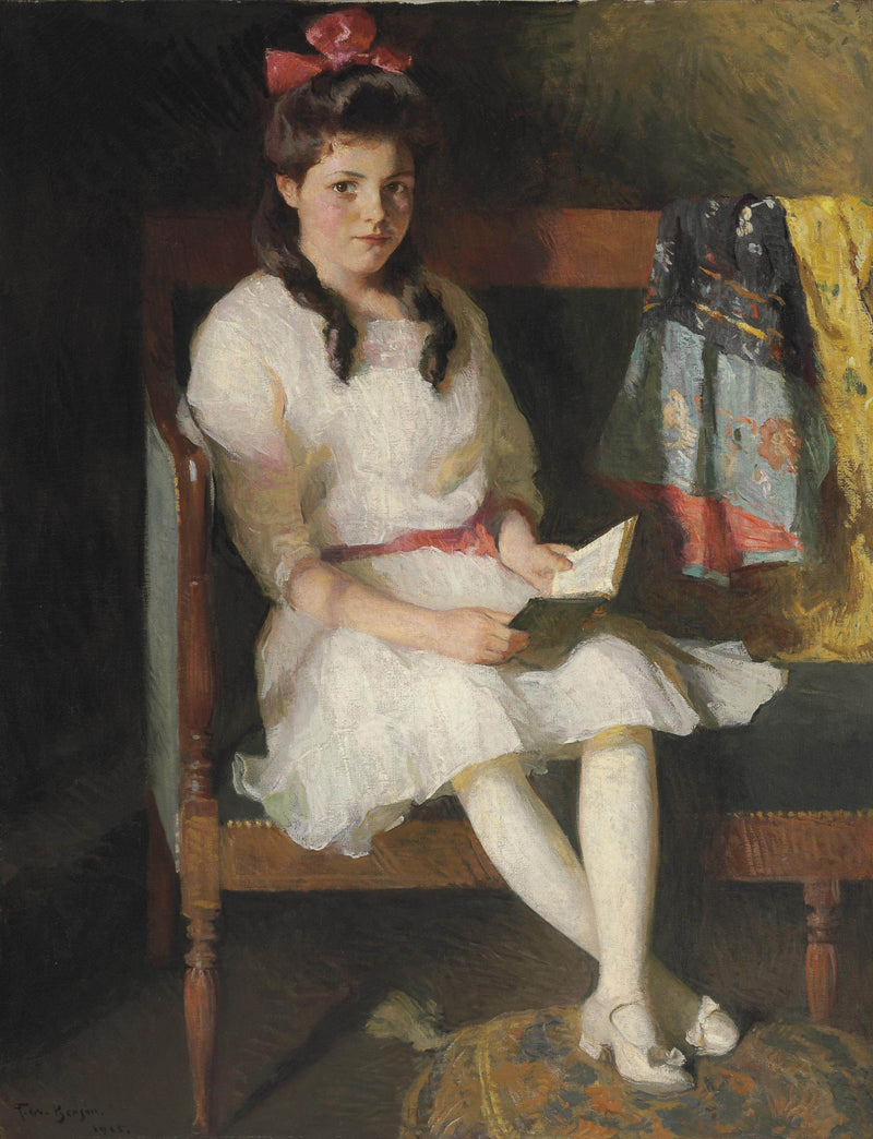 Portræt af Gertrude Russell - Frank Weston Benson
