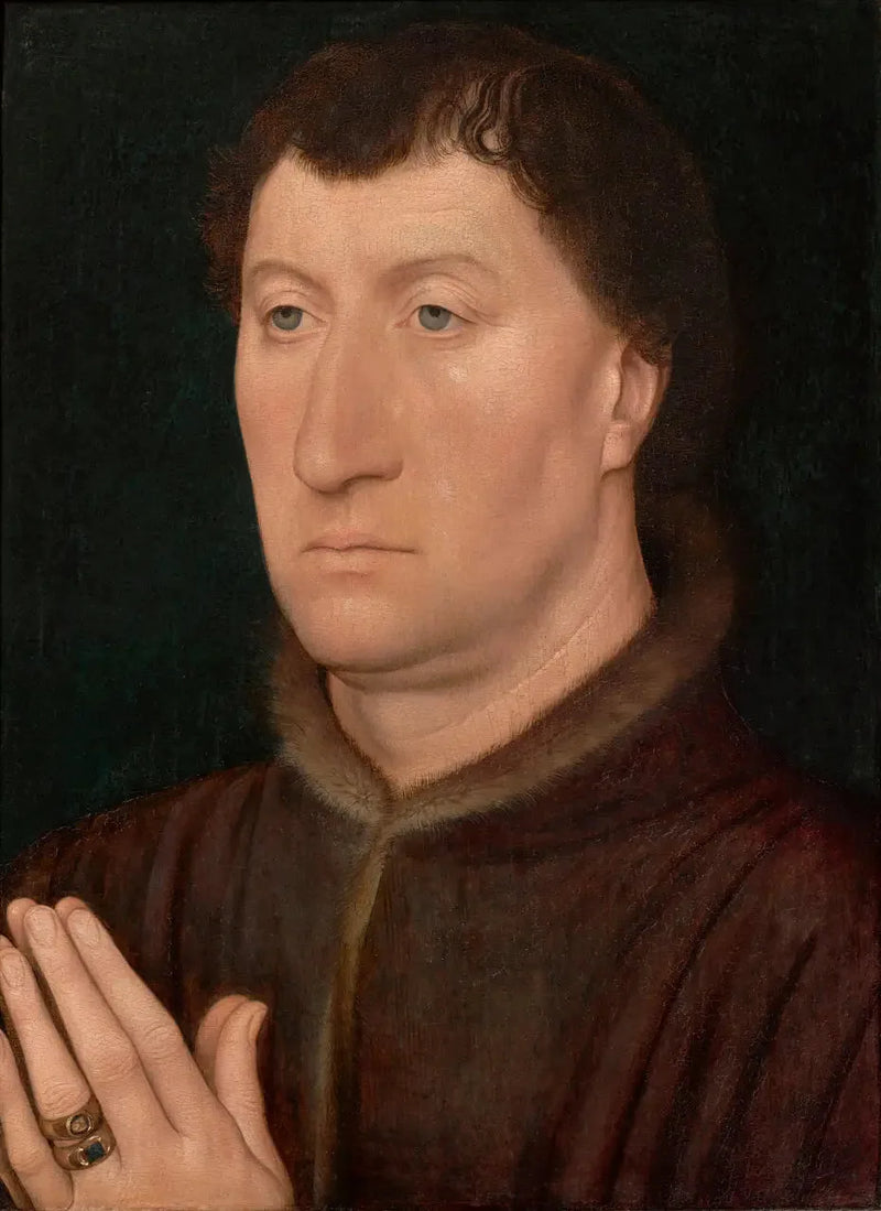 Portræt af Gilles Joye - Hans Memling