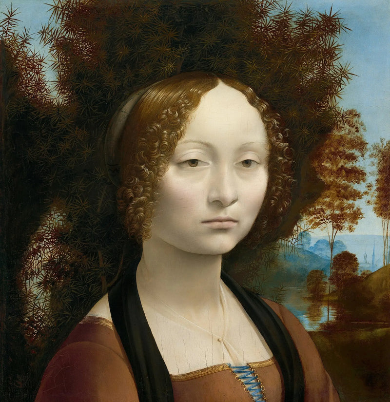 Portræt af Ginevra de' Benci - Leonardo da Vinci