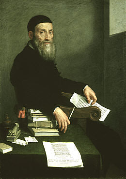 Portræt af Giovanni Bressani (1490 - 1560) - Giovanni Battista Moroni