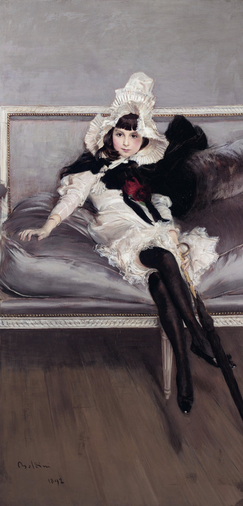 Portræt af Giovinetta Errazuriz (Josefina Errázuriz Alvear) - Giovanni Boldini