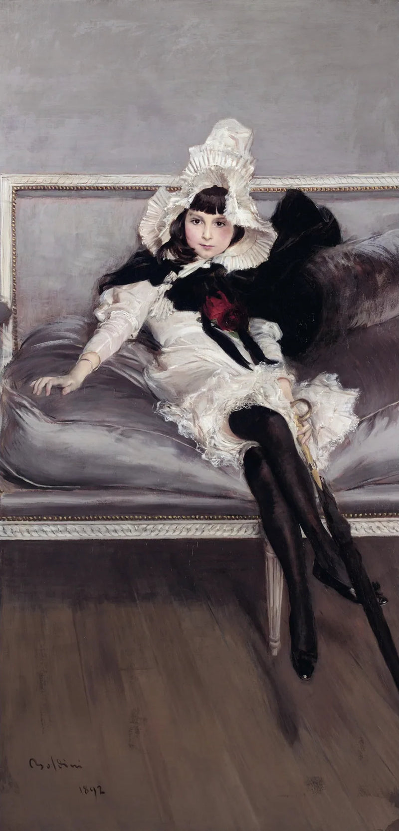 Portræt af Giovinetta Errazuriz (Josefina Errázuriz Alvear) - Giovanni Boldini
