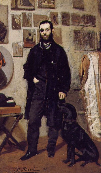 Portræt af Giuseppe Abbati - Giovanni Boldini
