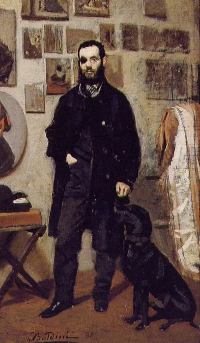 Portræt af Giuseppe Abbati - Giovanni Boldini